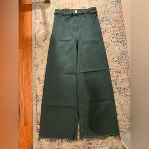 ZARA MARINE WIDE LEG JEANS